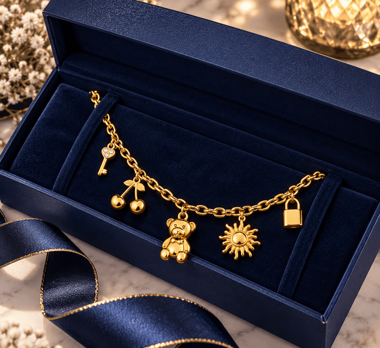 Ops Object  -   Collana cinque charms orsetto My Simbols - 4