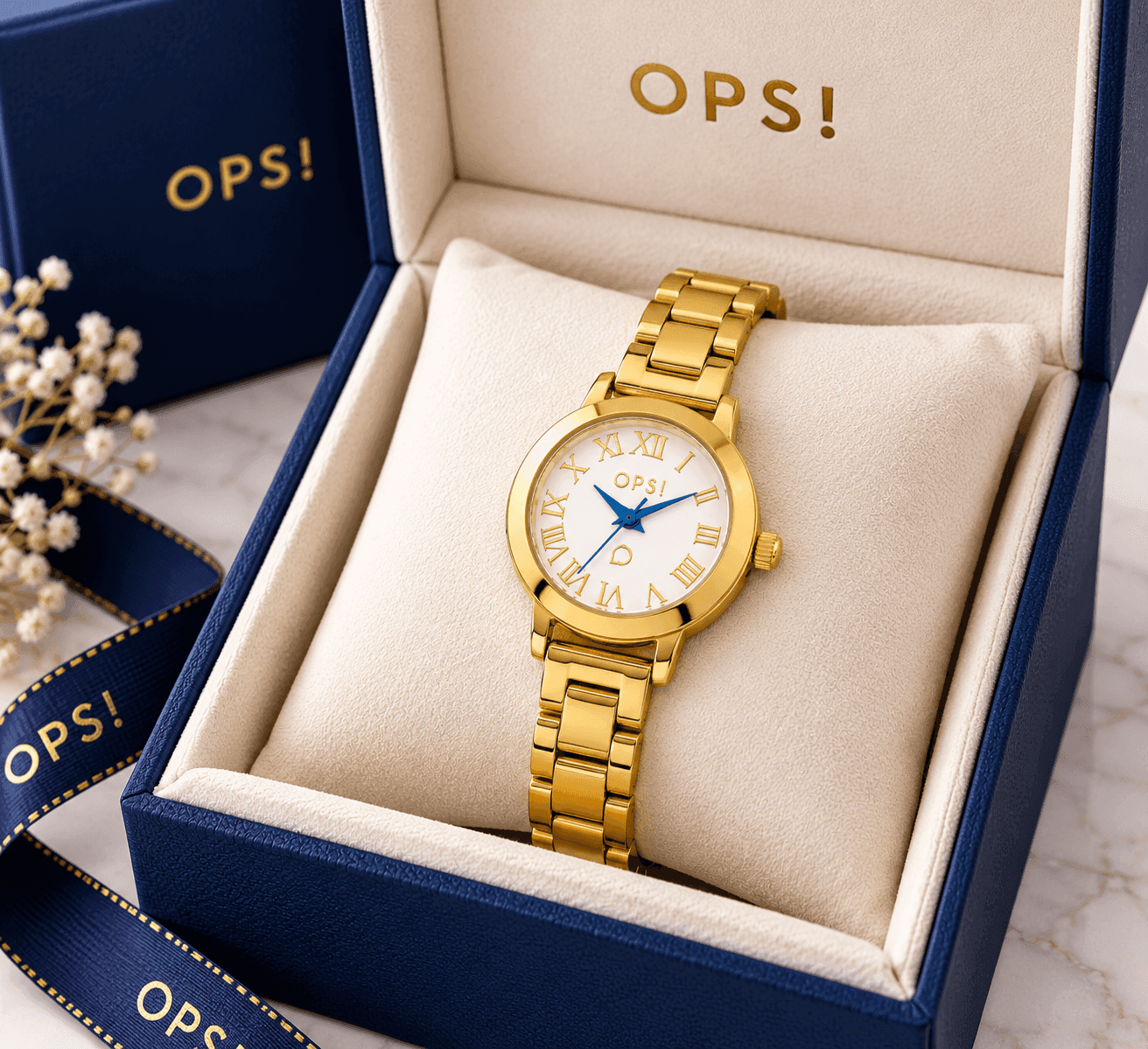 Ops Object  -  Orologio Donna  con cassa in metallo e bracciale in metallo Classic Roman - 3