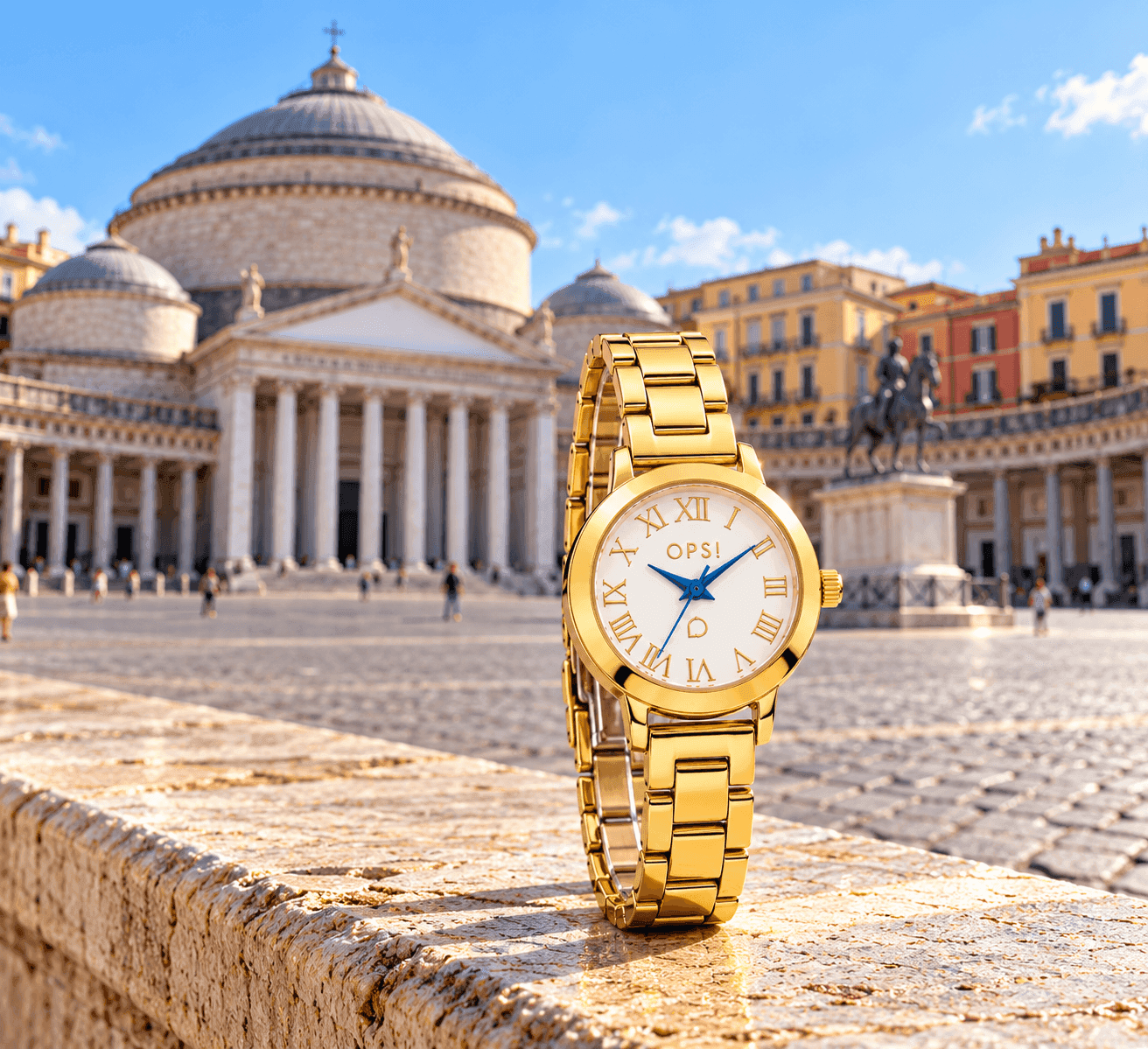 Ops Object  -  Orologio Donna  con cassa in metallo e bracciale in metallo Classic Roman - 4