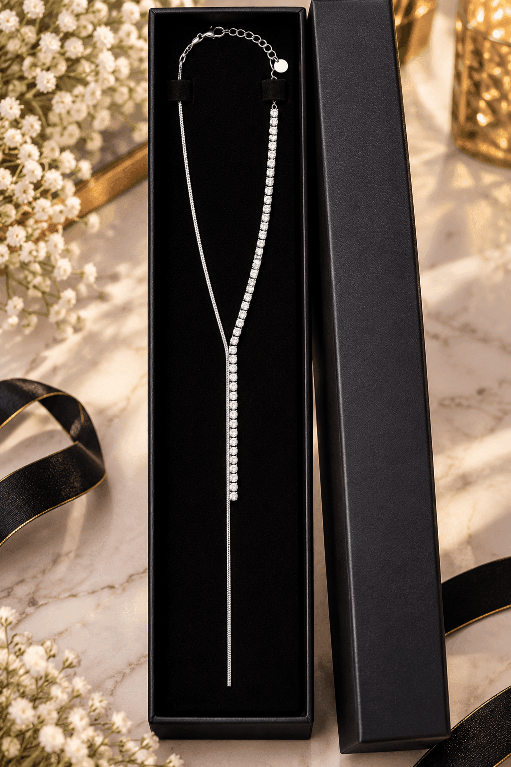 Ops Object -   Collana tennis e catena schiava Multiline - 3