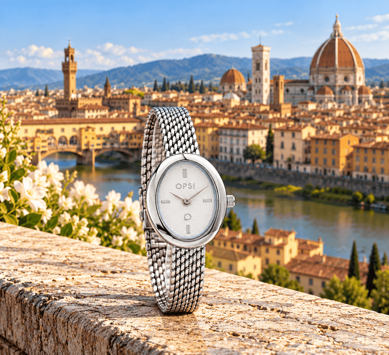 Ops Object  -  Orologio Donna  con cassa e bracciale mesh in metallo Ovalis - 3