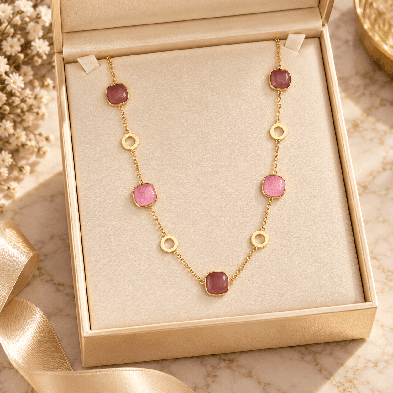 Ops Object  -   Collana con pietre colorate Mosaic - 3