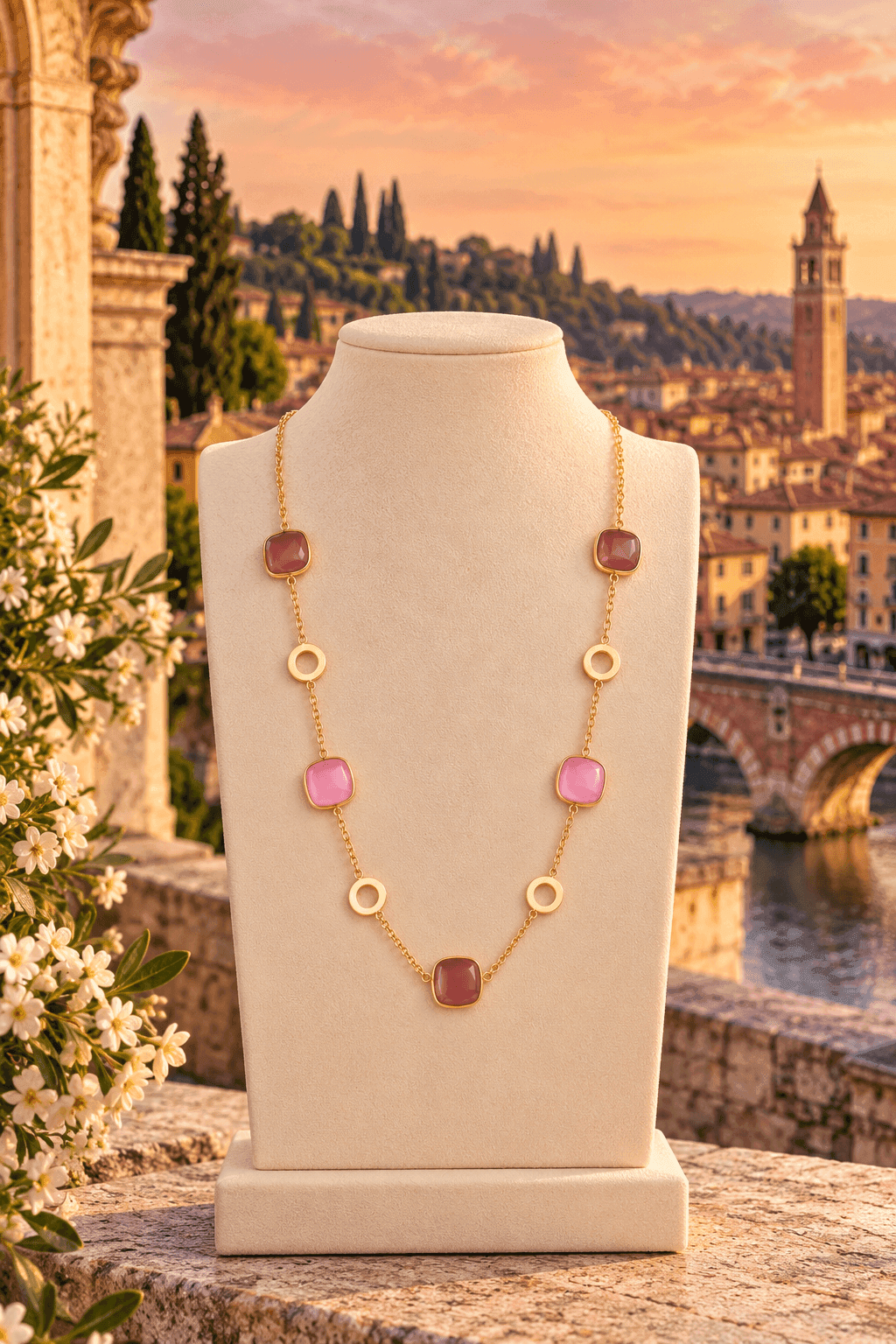 Ops Object  -   Collana con pietre colorate Mosaic - 4