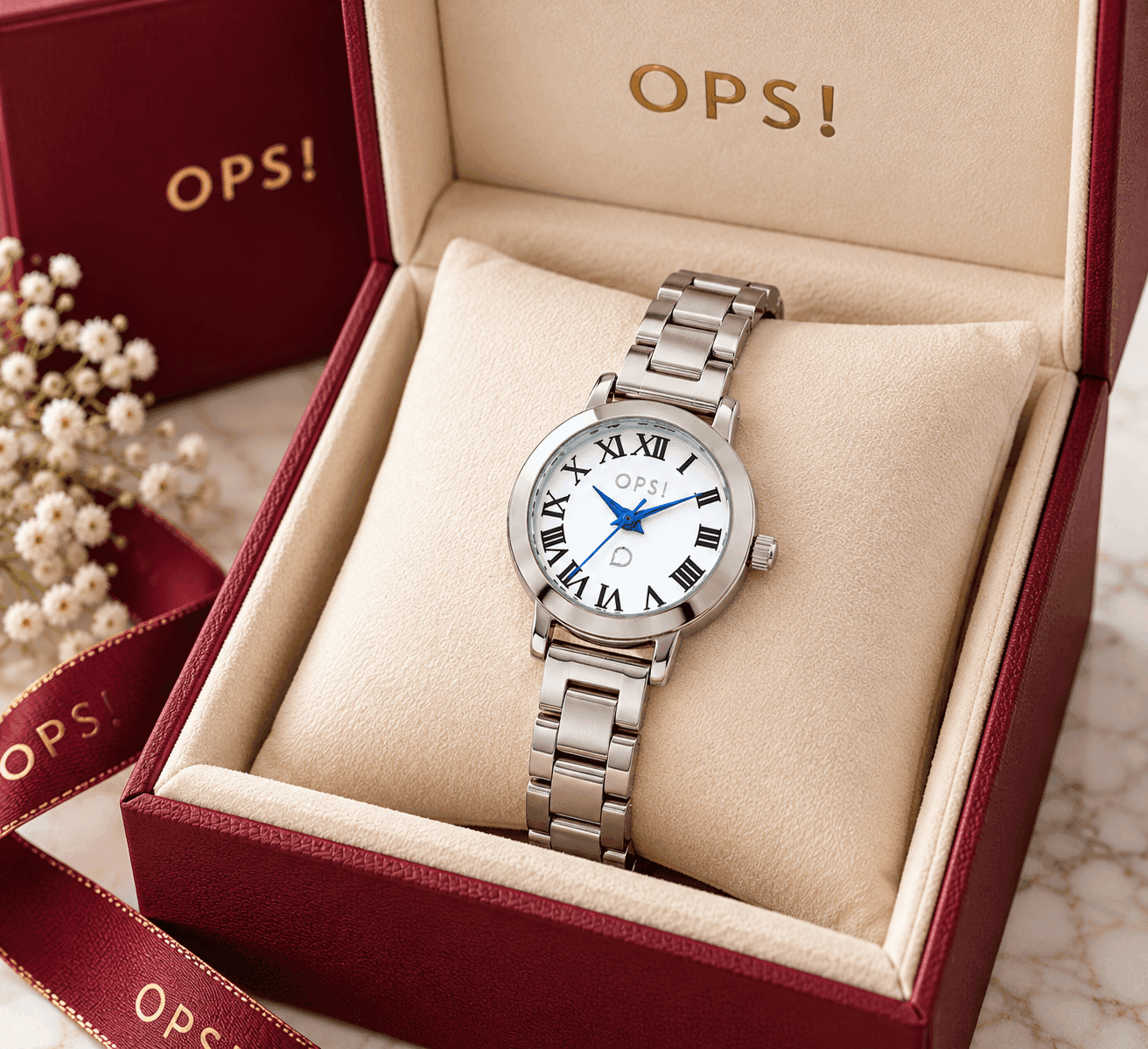 Ops Object  -  Orologio Donna  con cassa in metallo e bracciale in metallo Classic Roman - 3