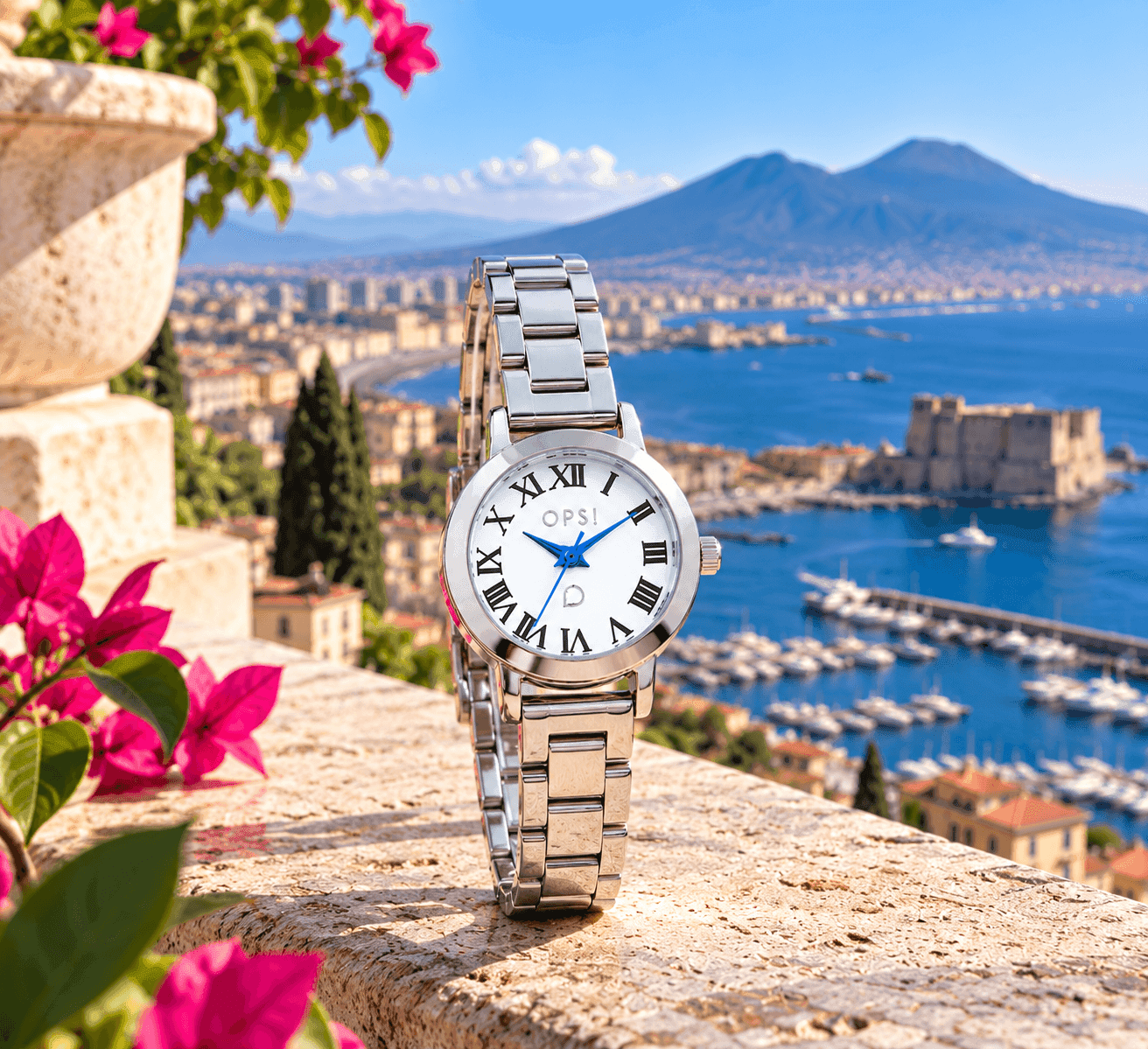 Ops Object  -  Orologio Donna  con cassa in metallo e bracciale in metallo Classic Roman - 4