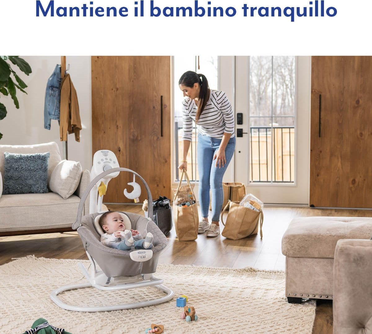 Altalena Graco SoftSway - Starlight - 3