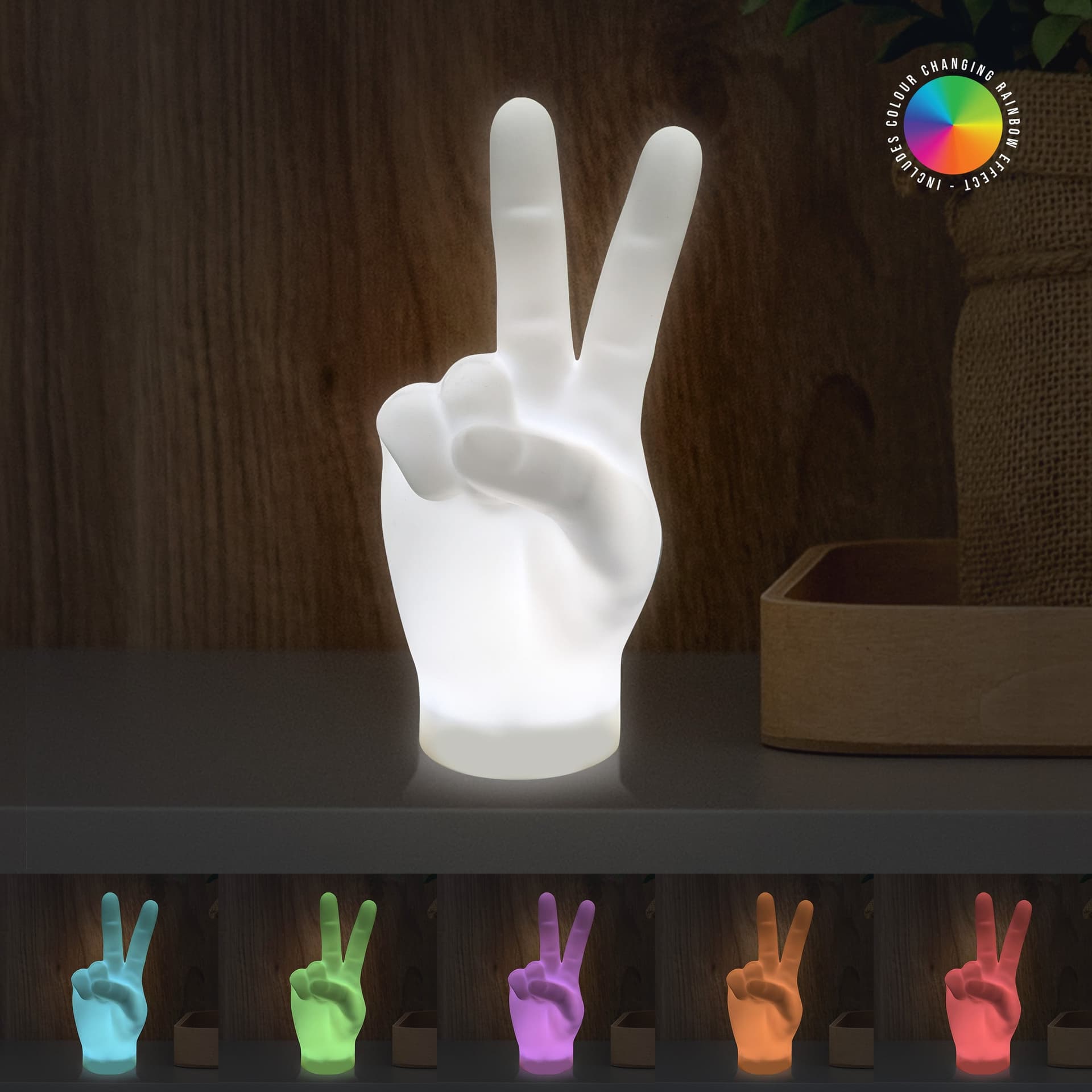 MAGS Peace Hand Lamp – Lampada LED Mano della Pace - 2
