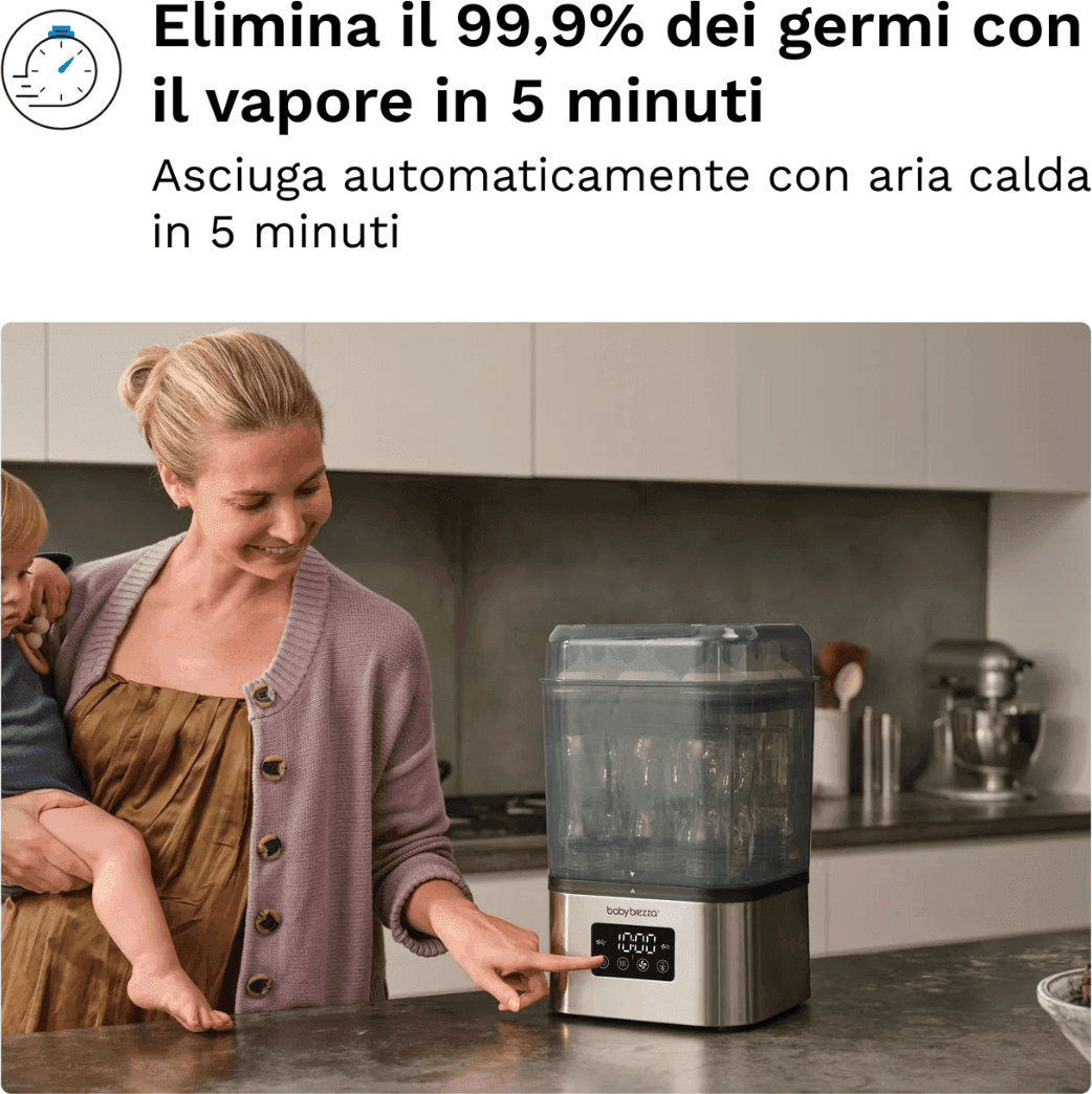 Sterilizzatore per Biberon BabyBrezza SuperQuick™ - 2