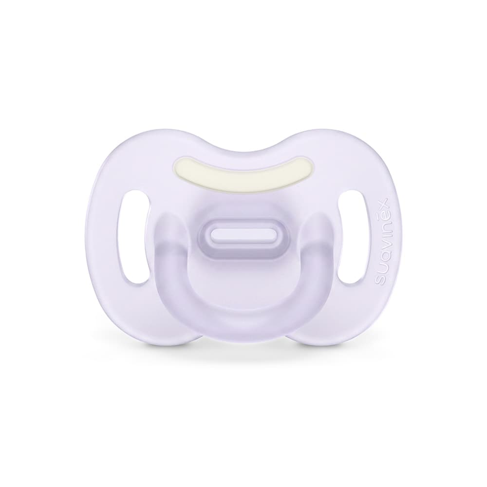 Succhietto Suavinex 6/18m Glow Silicone – Lavanda
