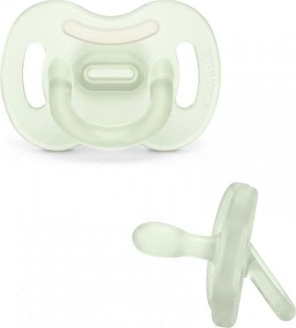 Succhietto Suavinex 6/18m Glow Silicone – Verde