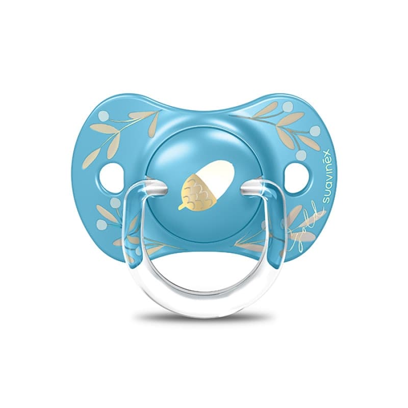 Succhietto Suavinex Gold Edition Silicone SX PRO 18+m – Azzurro