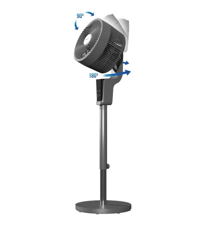 Ventilatore SOGO a 5 pale con base e comando RDO, 30 cm (12"), 60 W. - 2