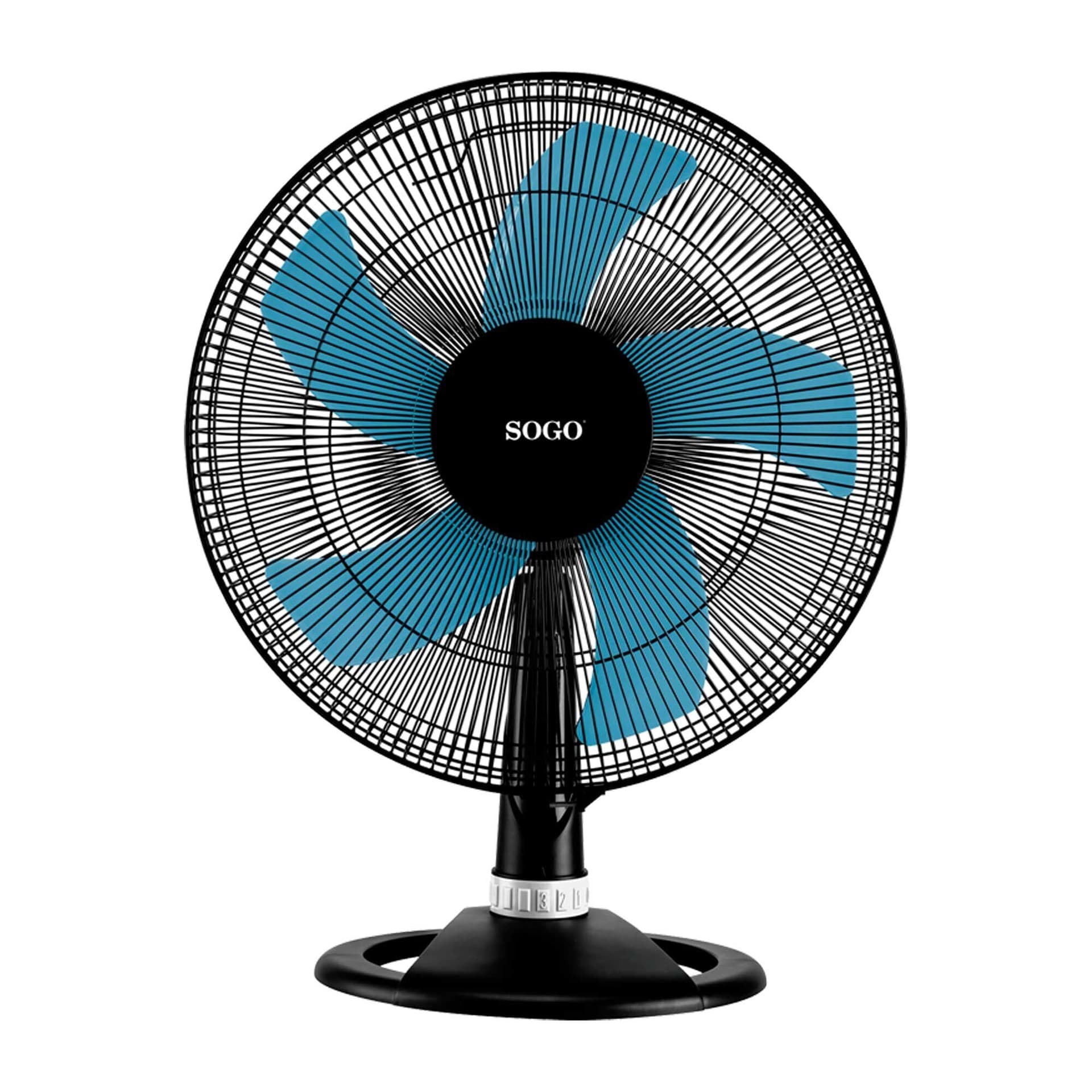 Ventilatore Sogo 3 in 1 con base a 5 pale, diametro 40 cm. - 2