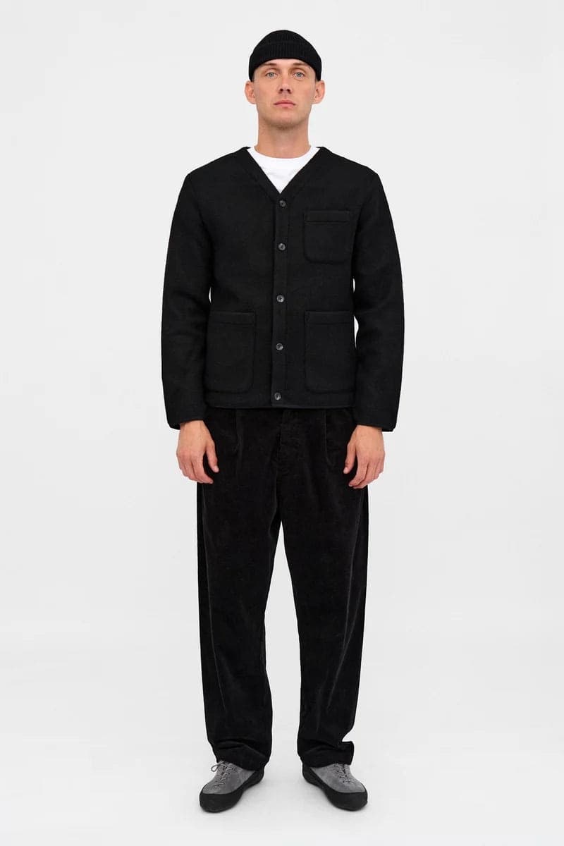 Cardigan Anerkjendt Aksigurd Boiled Wool Overshirt - 11