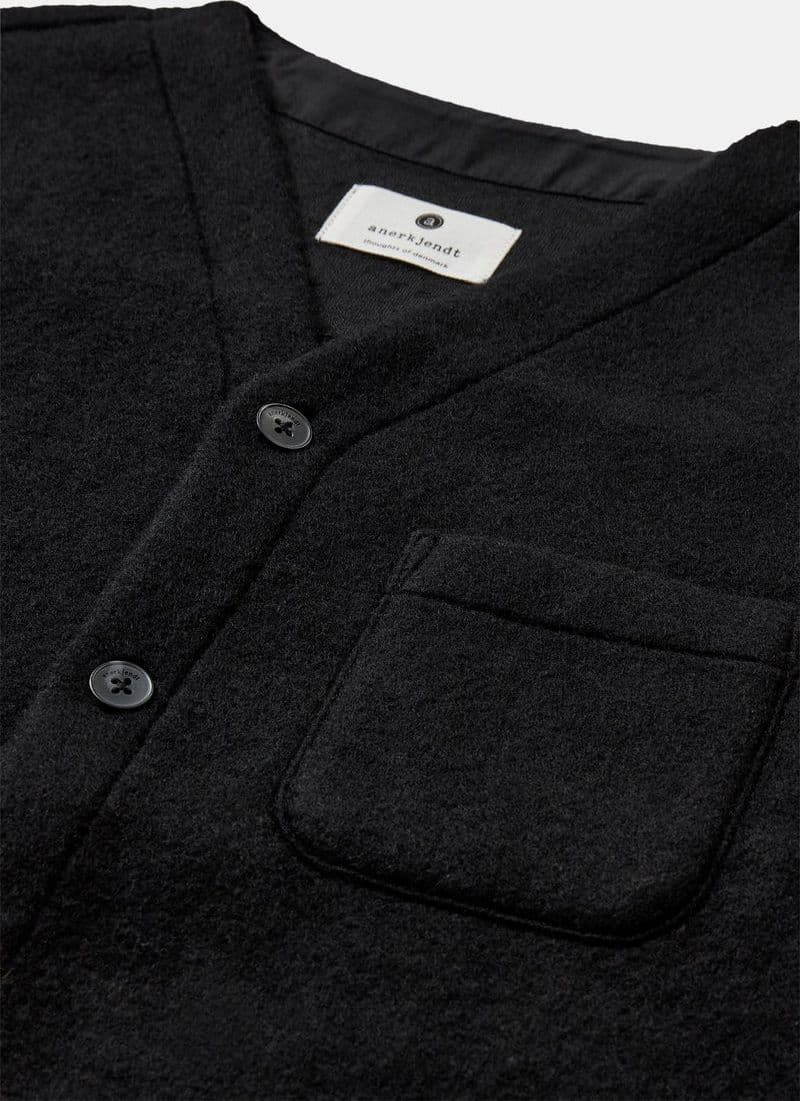 Cardigan Anerkjendt Aksigurd Boiled Wool Overshirt - 12