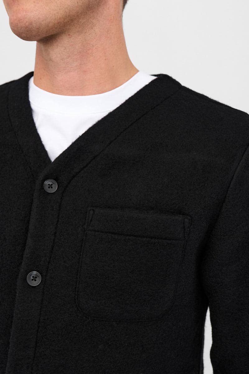 Cardigan Anerkjendt Aksigurd Boiled Wool Overshirt - 18