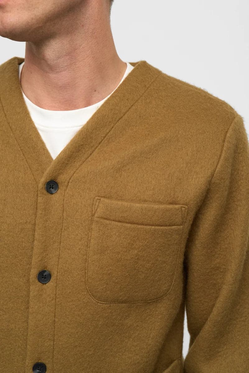 Cardigan Anerkjendt Aksigurd Boiled Wool Overshirt - 10