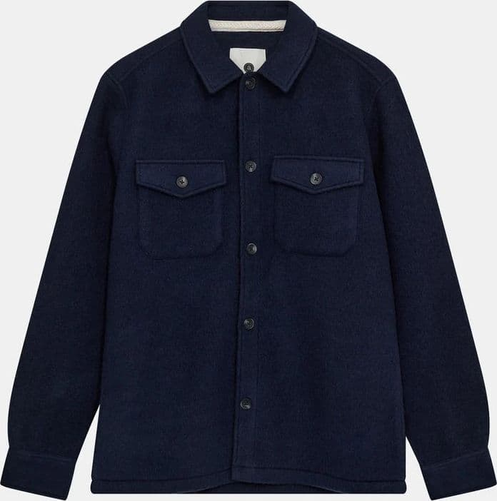 Camicia Lana Cotta Anerkjendt Akoscar Boiled Wool Overshirt - 1