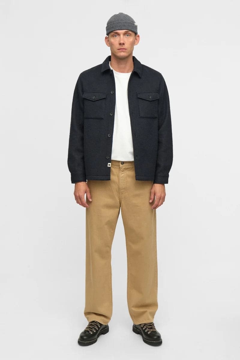 Camicia Lana Cotta Anerkjendt Akoscar Boiled Wool Overshirt - 6