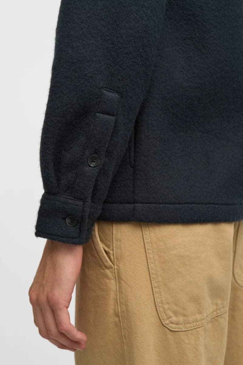 Camicia Lana Cotta Anerkjendt Akoscar Boiled Wool Overshirt - 10
