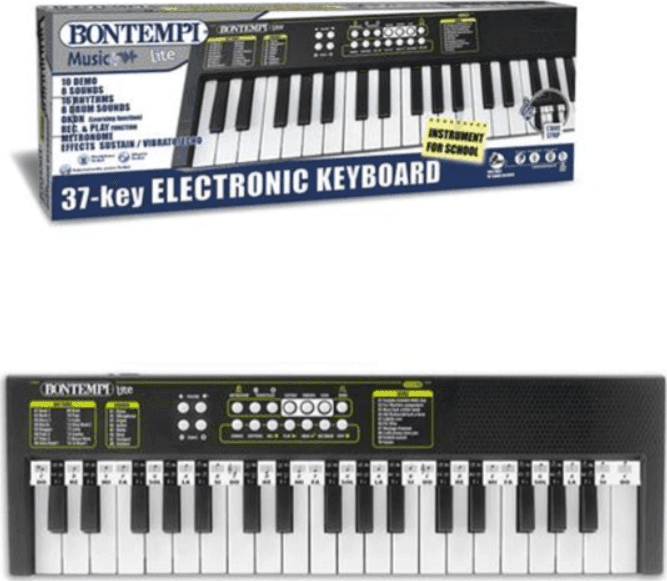 Bontempi 15 3780 KeyRhythm - Tastiera Digitale a 37 Tasti, 480x150x40 mm - 3