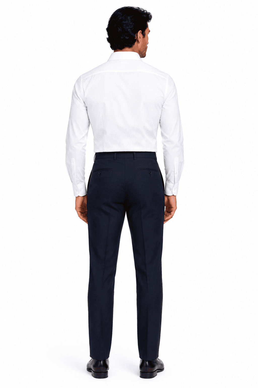 Camicia uomo Del Siena bianca slim fit in cotone - 2