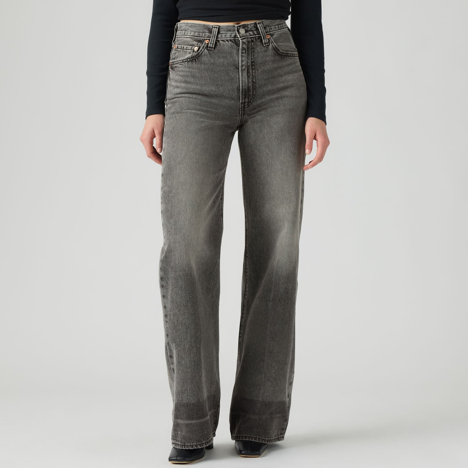 Levi's Jeans donna Ribcage A Gamba Ampia A60810093 - 3