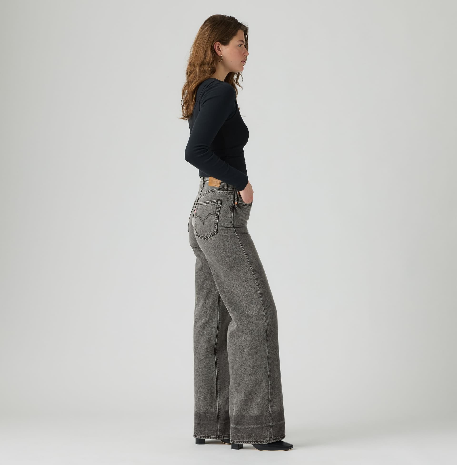 Levi's Jeans donna Ribcage A Gamba Ampia A60810093 - 5