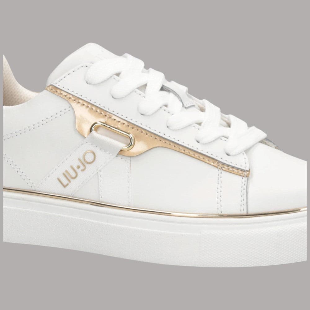 Sneakers Liu Jo Kiki 04 in pelle con dettagli laminati e suola piatta - 2
