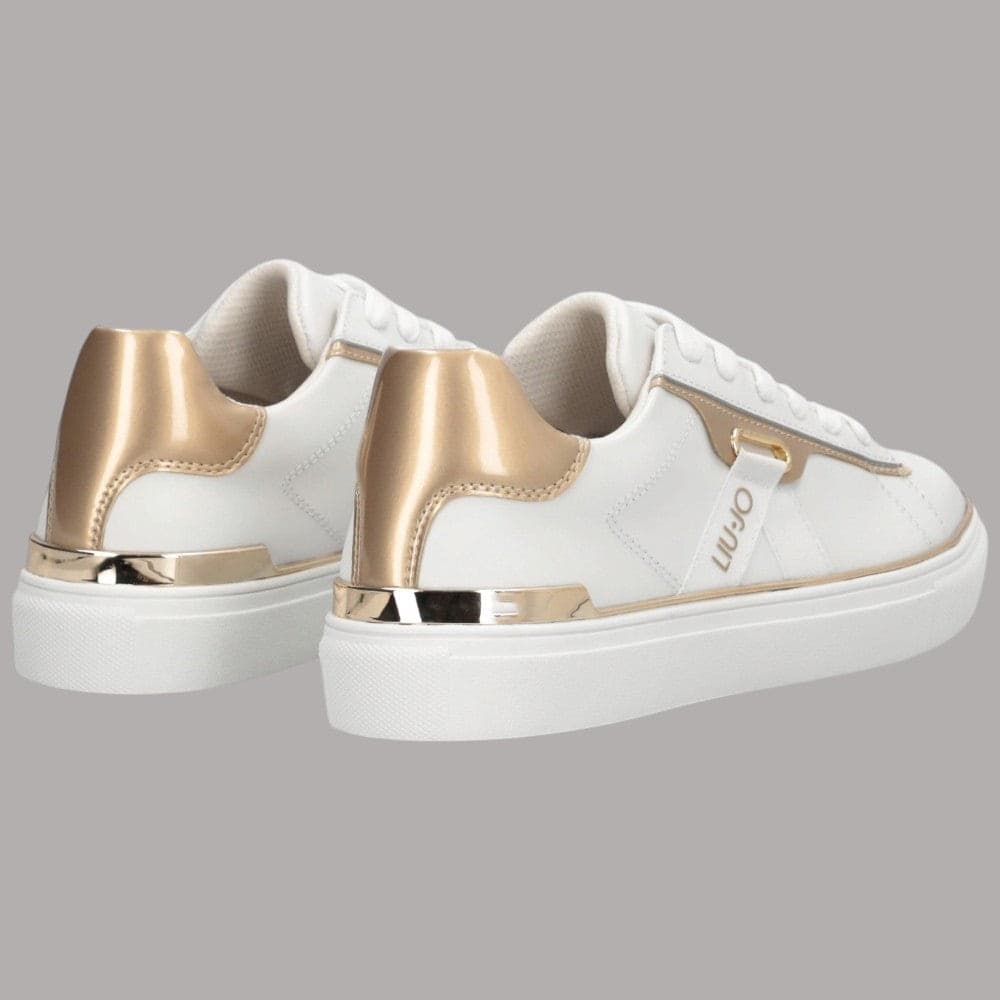 Sneakers Liu Jo Kiki 04 in pelle con dettagli laminati e suola piatta - 4