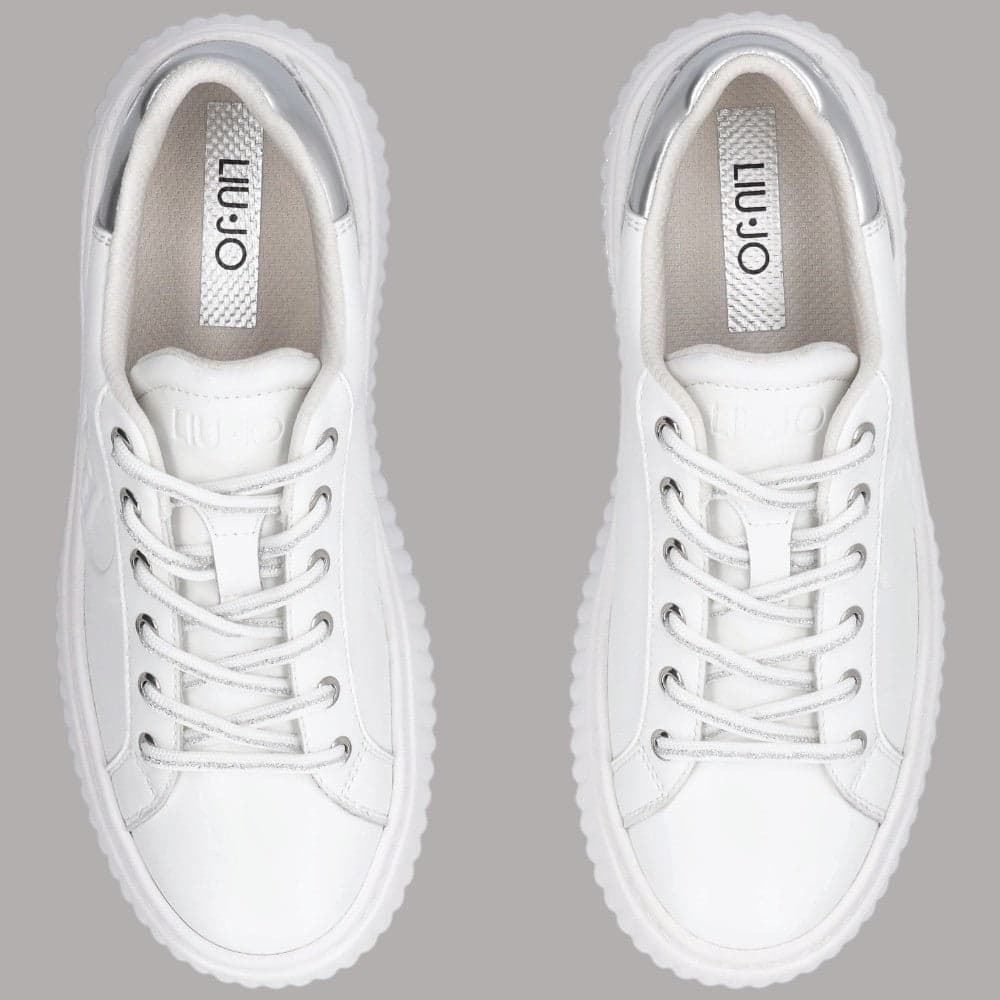 Sneakers Liu Jo Elodie 01 con maxi logo e suola platform strutturata - 5