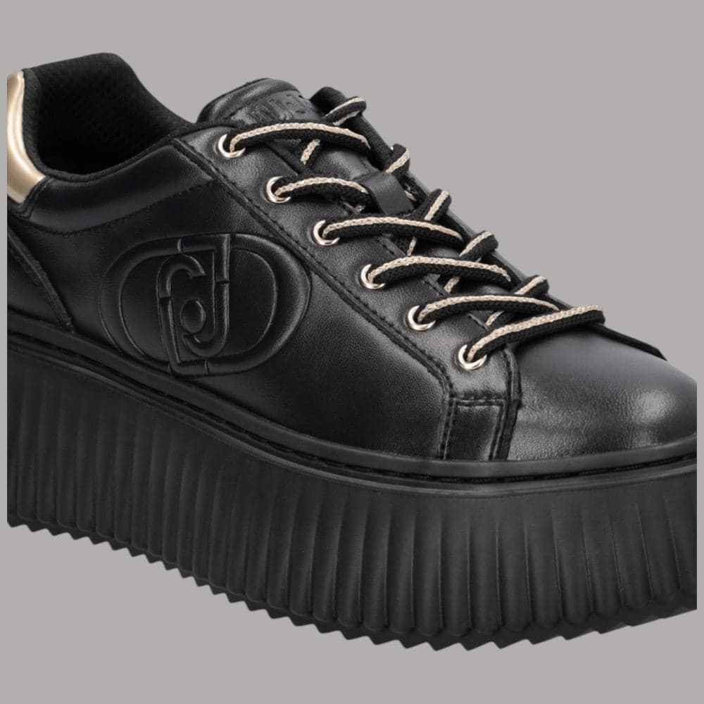 Sneakers Liu Jo Elodie 01 con maxi logo e suola platform strutturata - 7