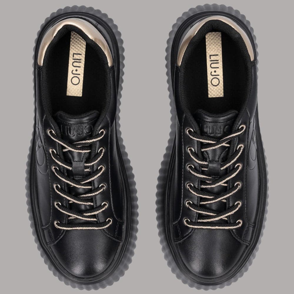 Sneakers Liu Jo Elodie 01 con maxi logo e suola platform strutturata - 10