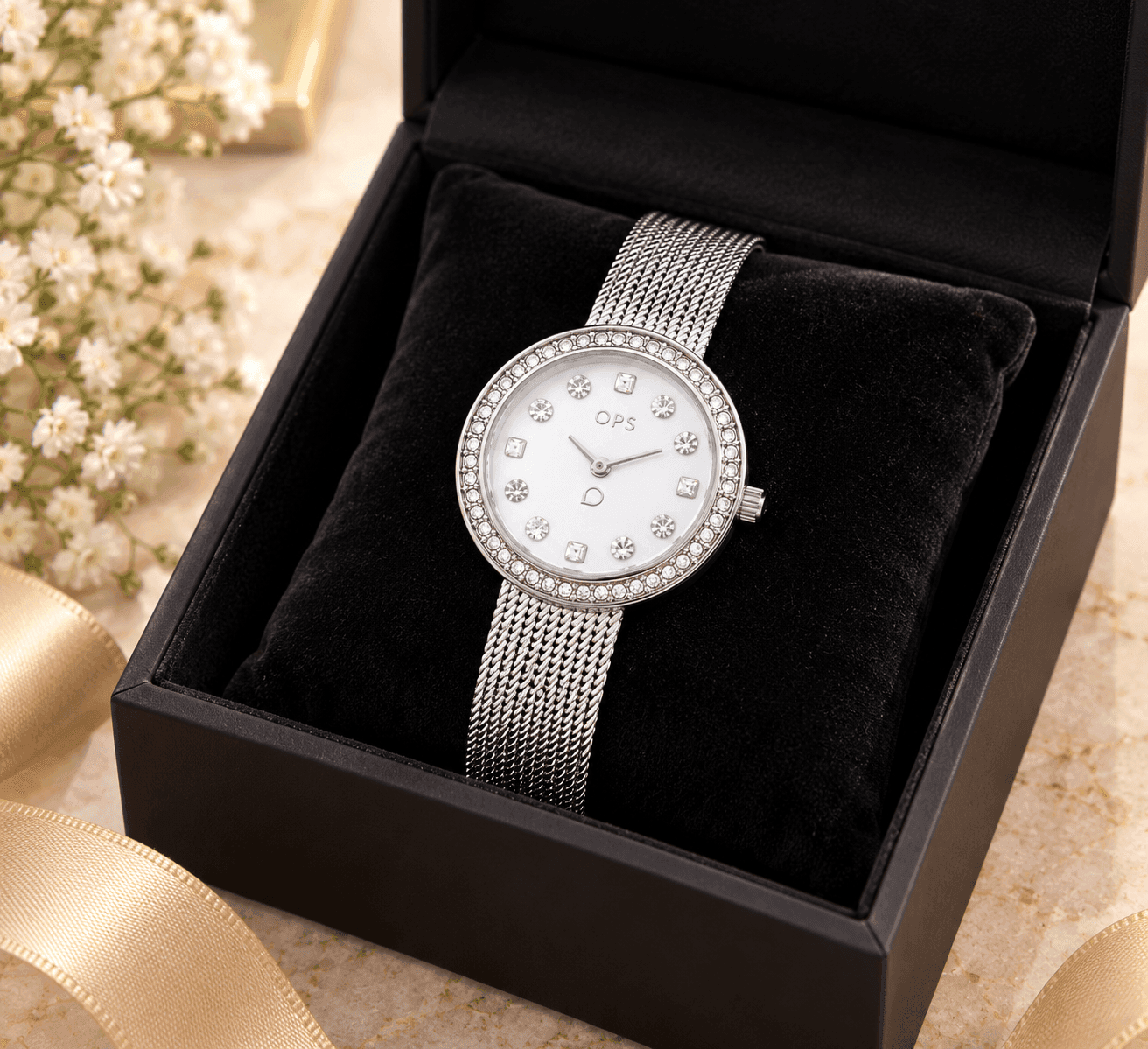 Ops Object  -  Orologio con cassa in metallo Fine Chain - 3