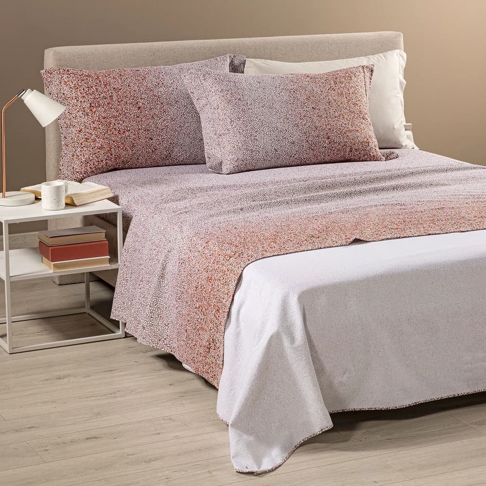 COMPLETO LENZUOLA MATRIMONIALE BRISTOL CALEFFI – FLANELLA 100% COTONE – 250x280 CM - 3