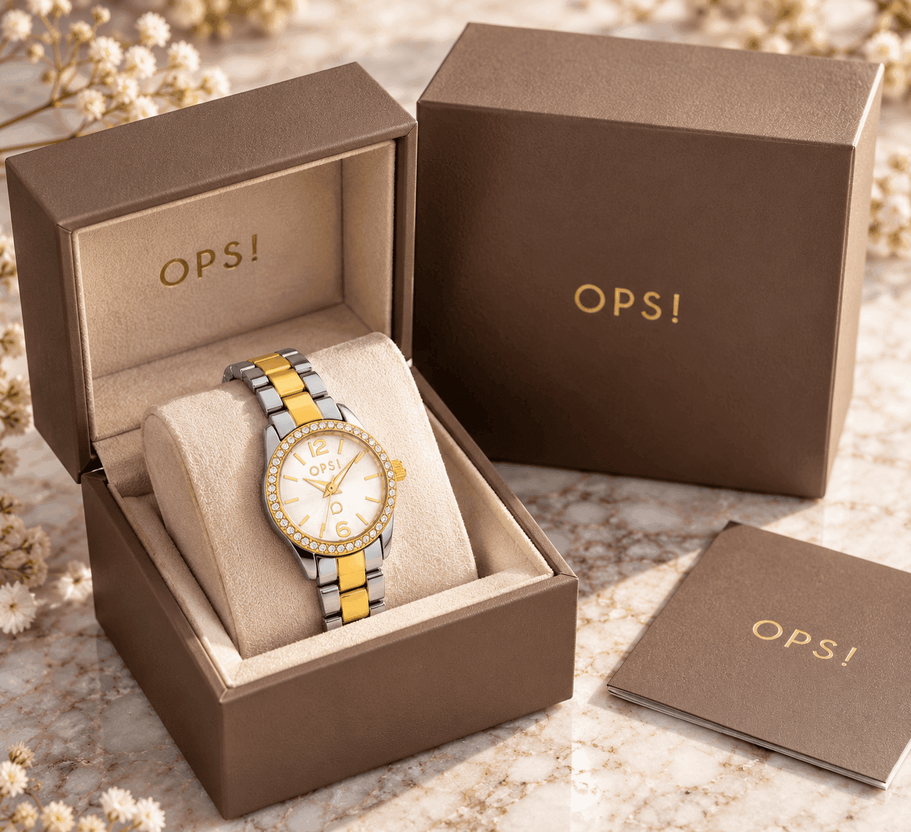 Ops Object  -  Orologio Donna  con cassa e bracciale in metallo Crystall Edge - 3