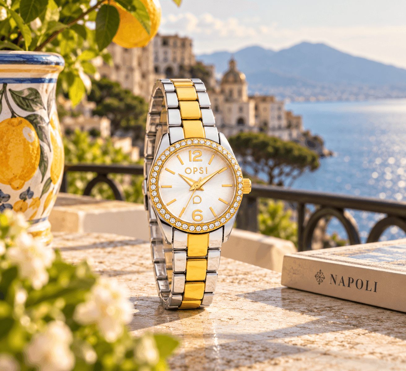 Ops Object  -  Orologio Donna  con cassa e bracciale in metallo Crystall Edge - 4