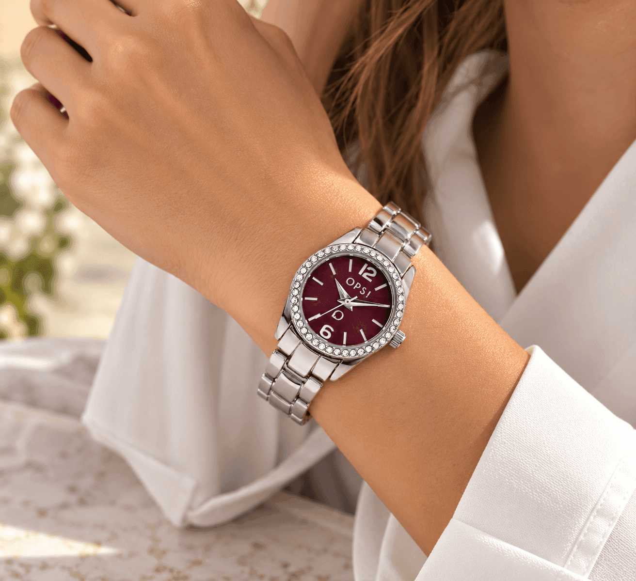 Ops Object  -  Orologio Donna  con cassa e bracciale in metallo Crystall Edge - 2