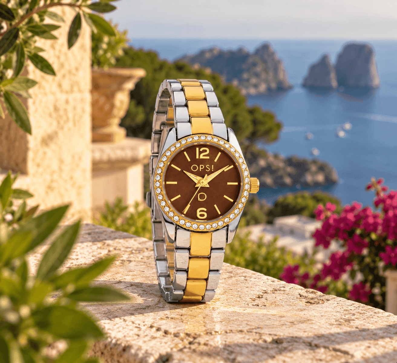 Ops Object  -  Orologio Donna  con cassa e bracciale in metallo Crystall Edge - 4