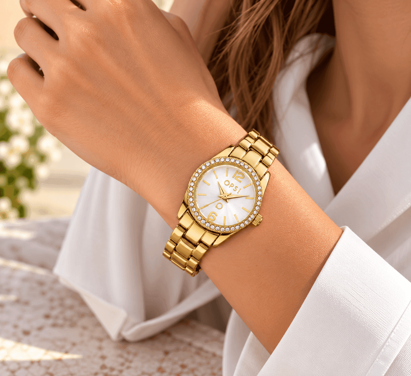 Ops Object  -  Orologio Donna  con cassa e bracciale in metallo Crystall Edge - 2