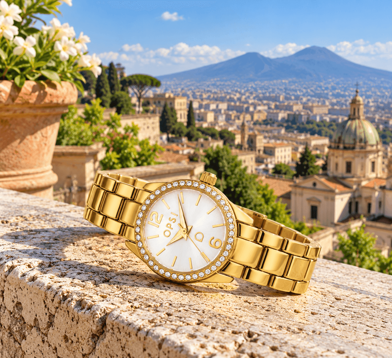 Ops Object  -  Orologio Donna  con cassa e bracciale in metallo Crystall Edge - 4