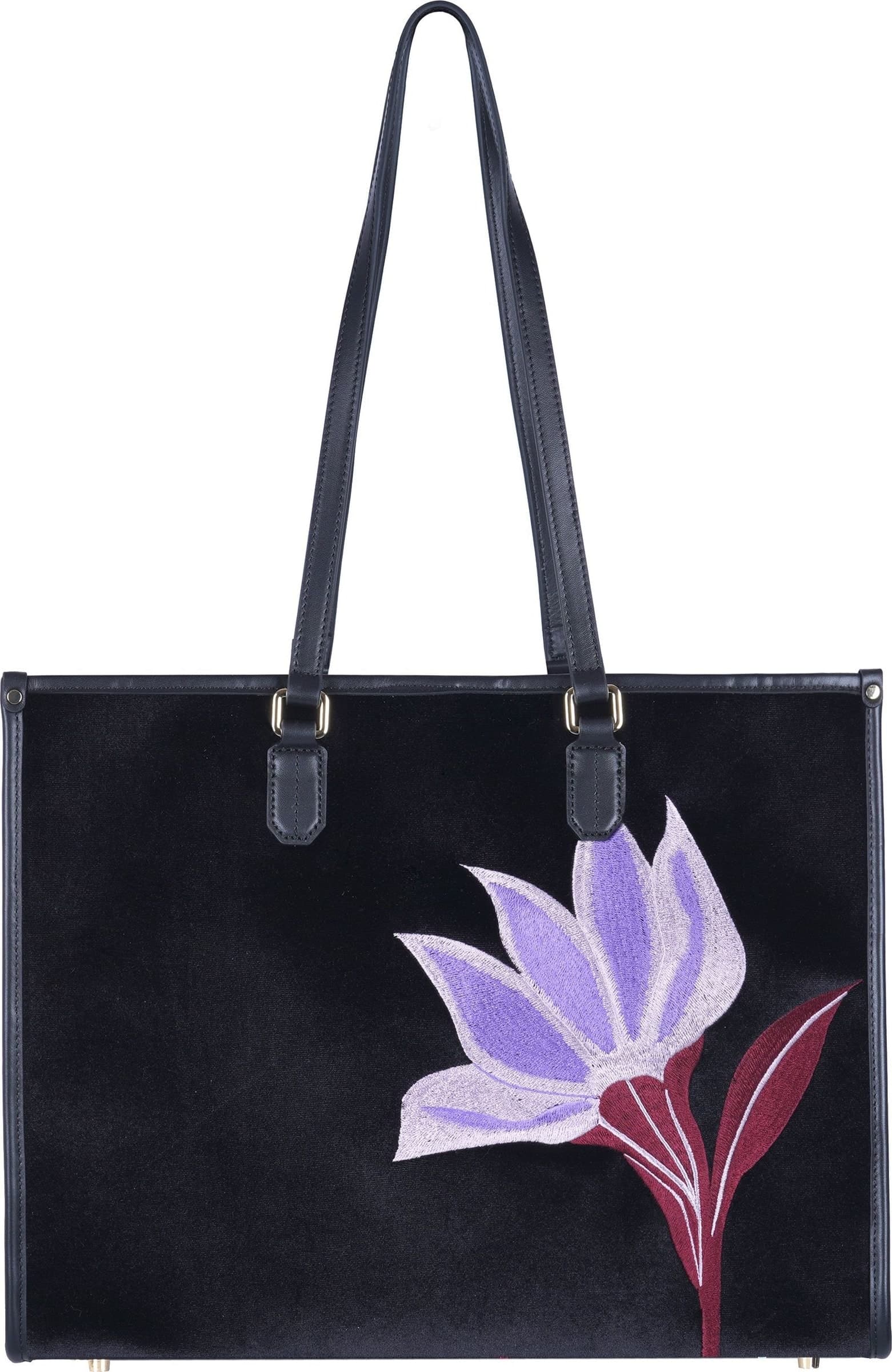 MY BEST BAGS My Best Bags - Borsa grande - 480082 - Nero/Lilla - 4