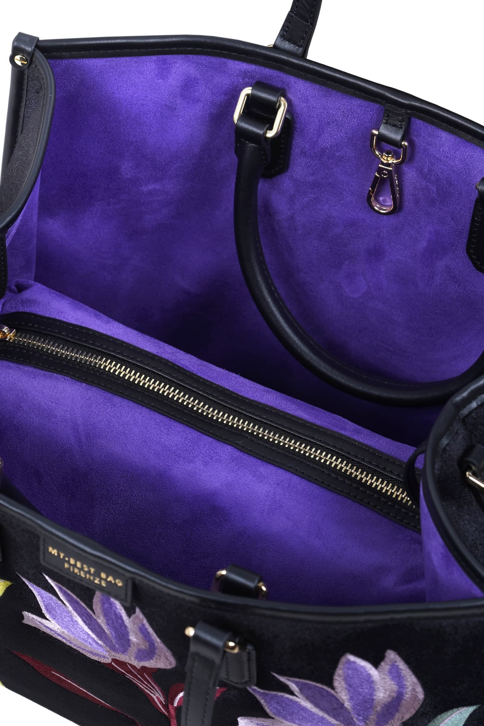MY BEST BAGS My Best Bags - Borsa grande - 480082 - Nero/Lilla - 6