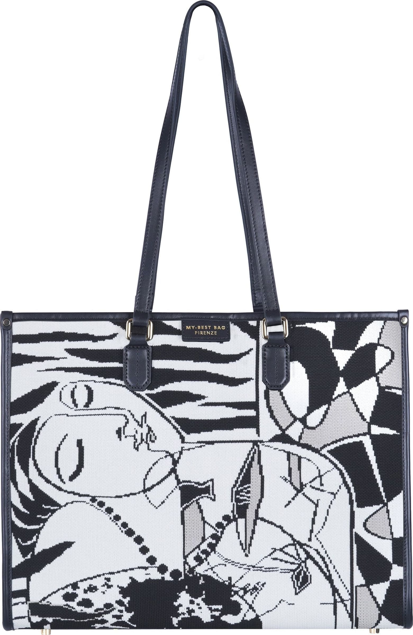 MY BEST BAGS My Best Bags - Borsa grande - 480084 - Bianco/Nero
