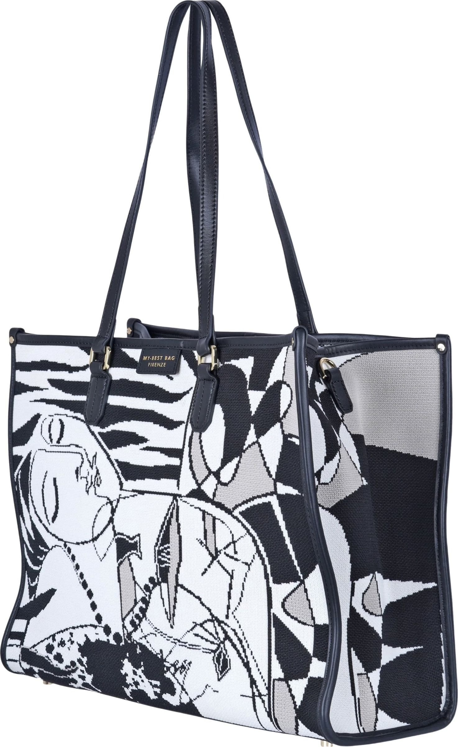 MY BEST BAGS My Best Bags - Borsa grande - 480084 - Bianco/Nero - 3