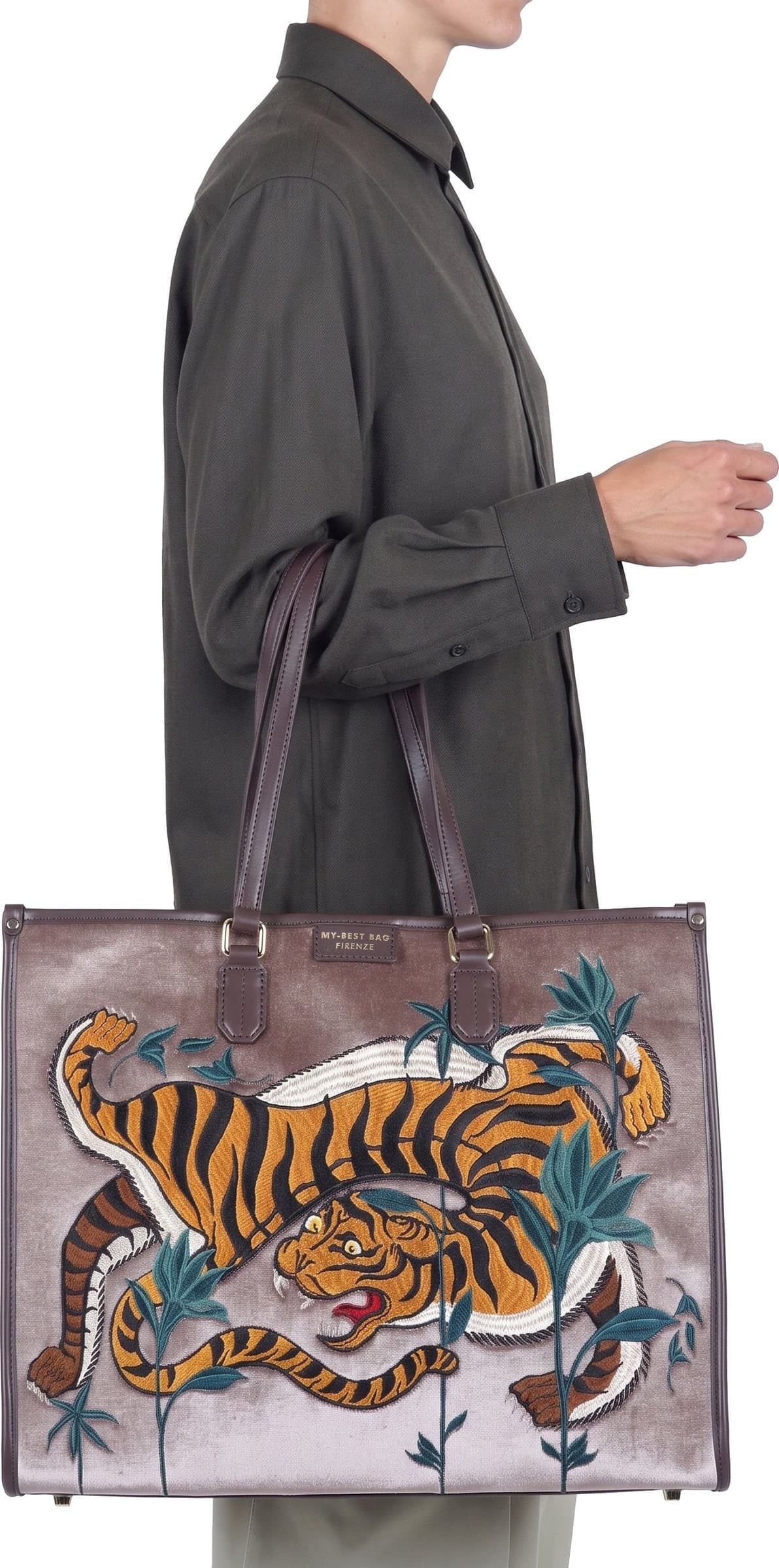 MY BEST BAGS My Best Bags - Borsa grande - 480082 - Rosa/Ocra - 2