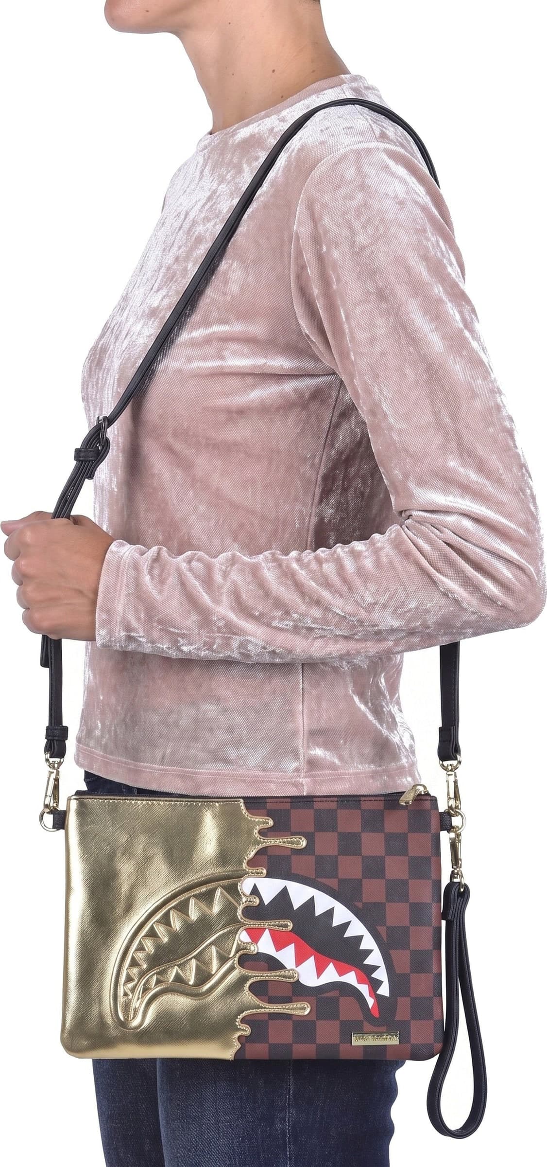 Sprayground SPRAYGROUND - Borsa piccola - 480937 - Marrone/Oro - 2