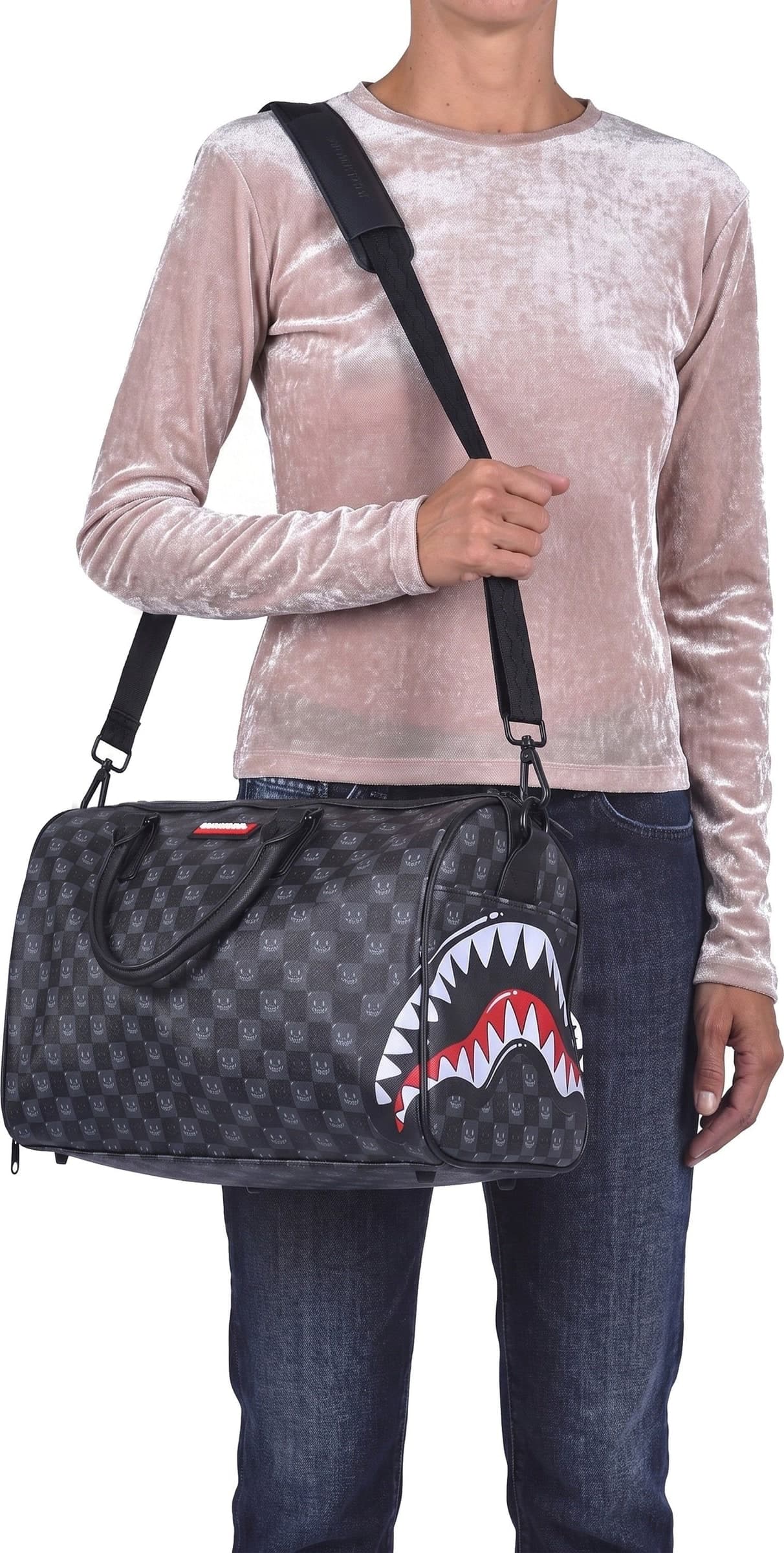 Sprayground SPRAYGROUND - Borsa media - 480947 - Nero/Grigio - 2