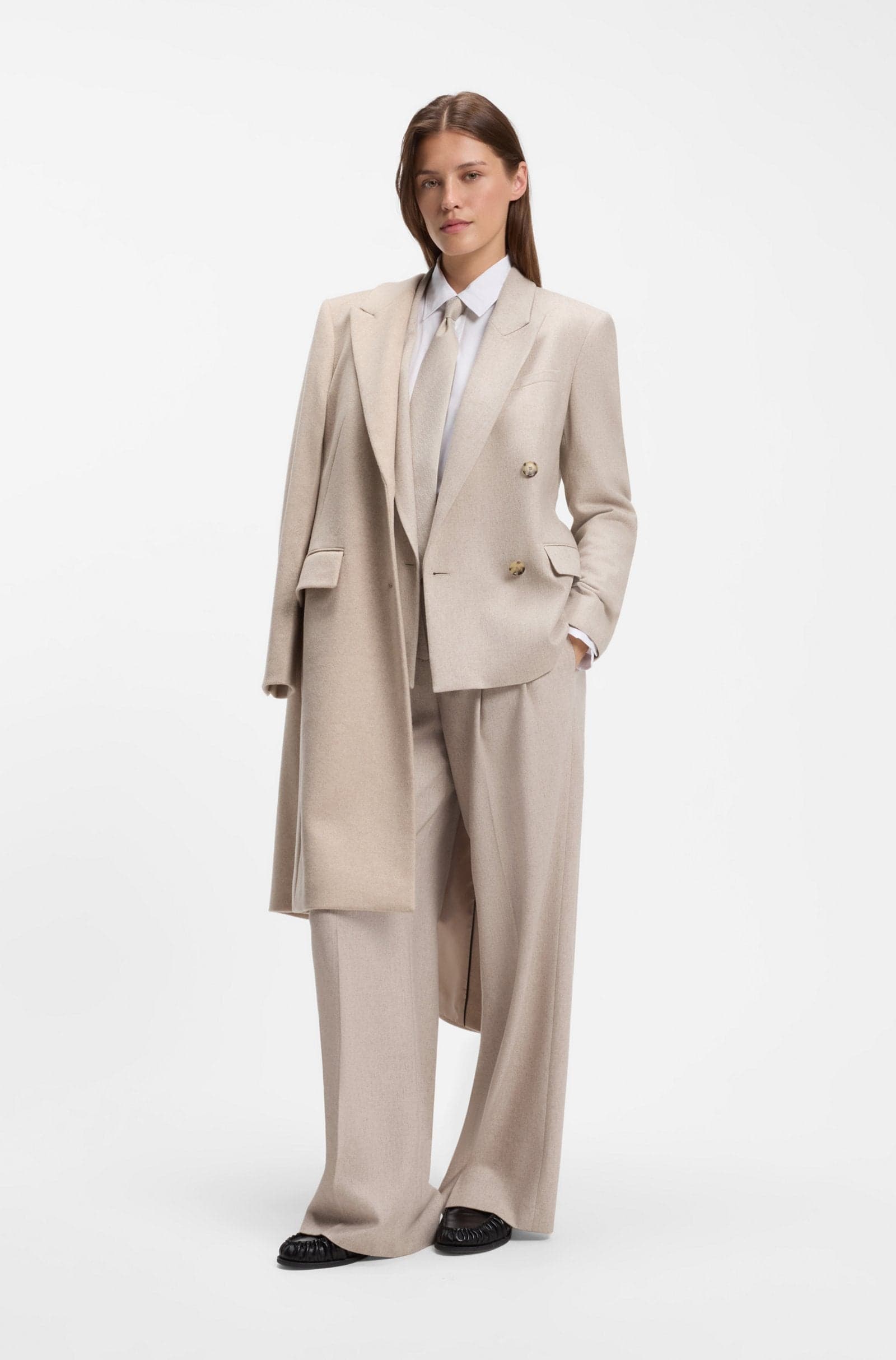 BOSS  PANTALONE Tiana18 10281363 01 – OPEN WHITE (116)