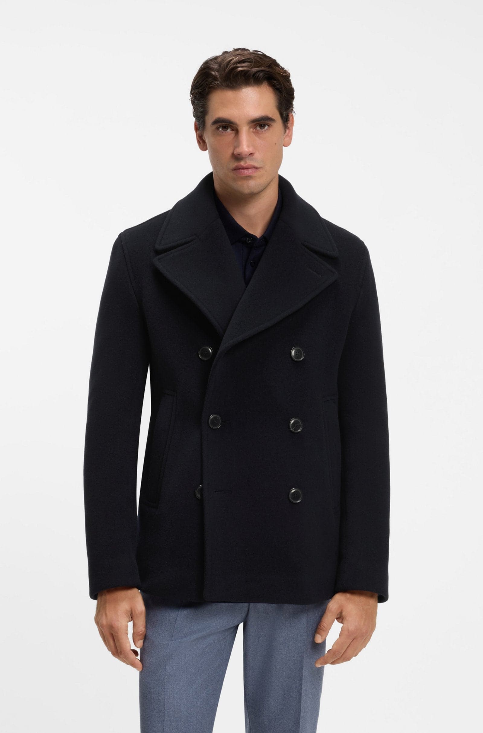 BOSS  CABAN H-Hyde-Peacoat-264 10282944 01 – DARK BLUE (404)